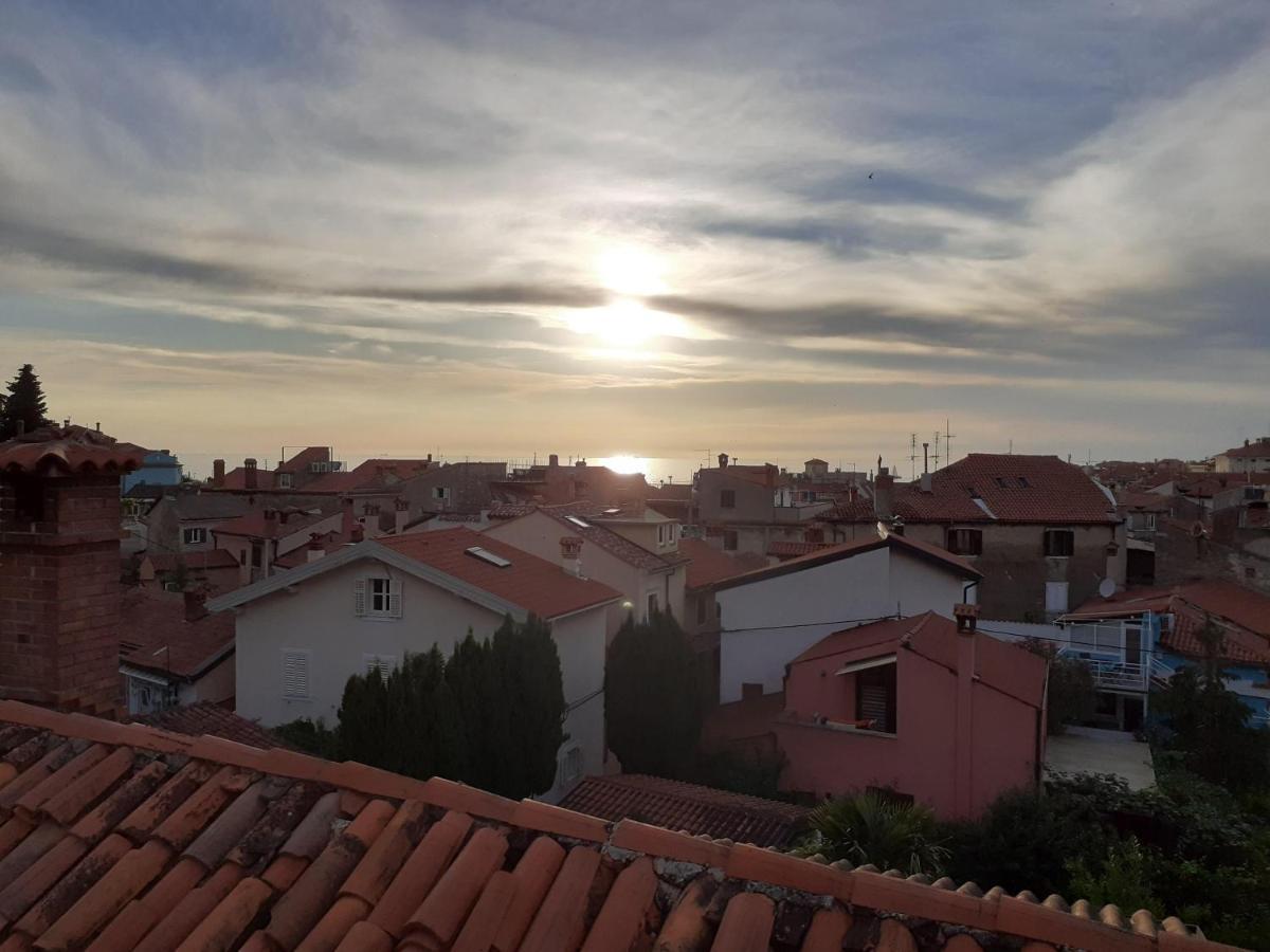 Kat-Y Terrace With Excellent View Apartment Пиран Екстериор снимка