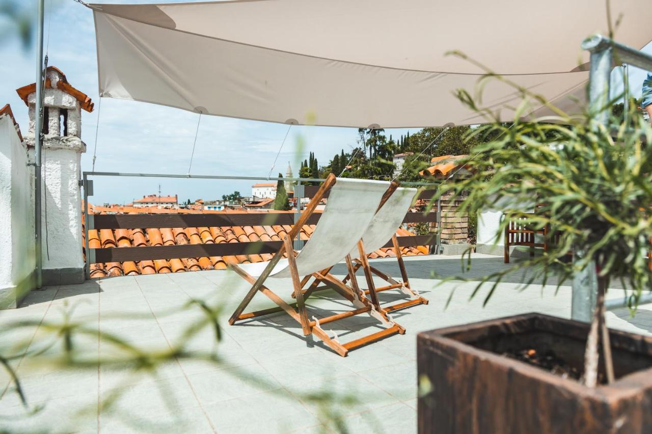 Kat-Y Terrace With Excellent View Apartment Пиран Екстериор снимка