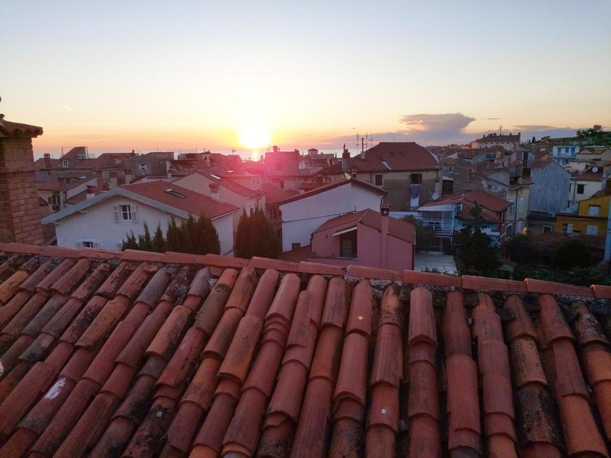 Kat-Y Terrace With Excellent View Apartment Пиран Екстериор снимка